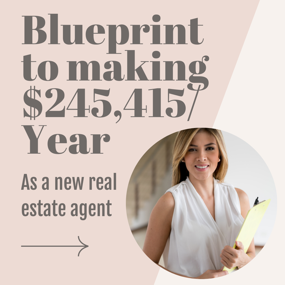 Blueprint to Making $$245,415/year as a New Real Estate Agent.