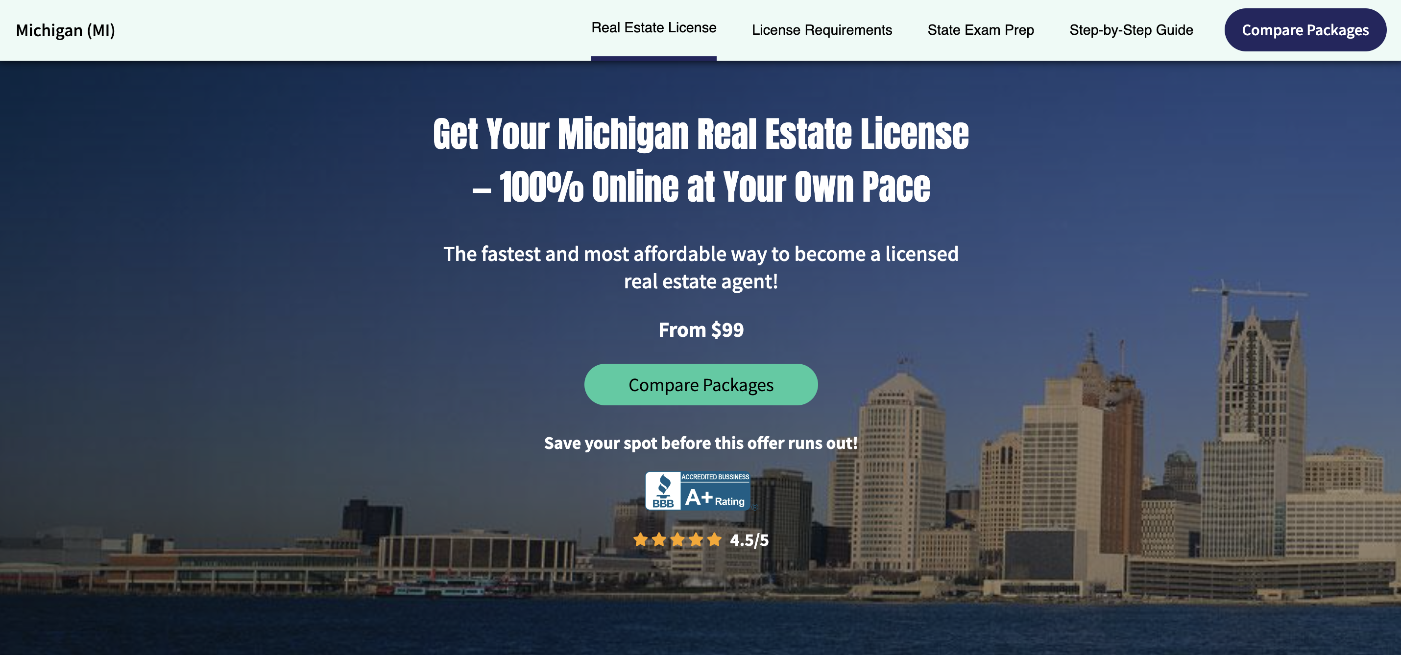 How to get a real estate license in Michigan with Real EstateU.