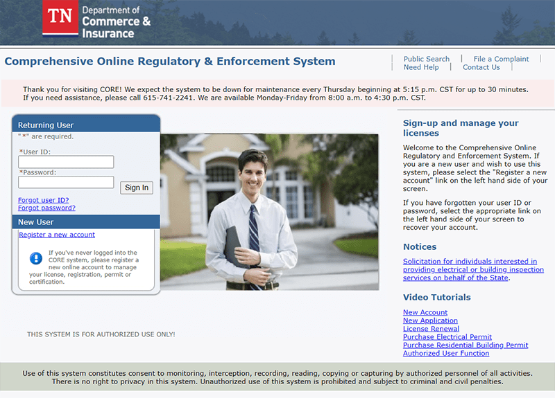 The Comprehensive Online Regulatory & Enforcement System