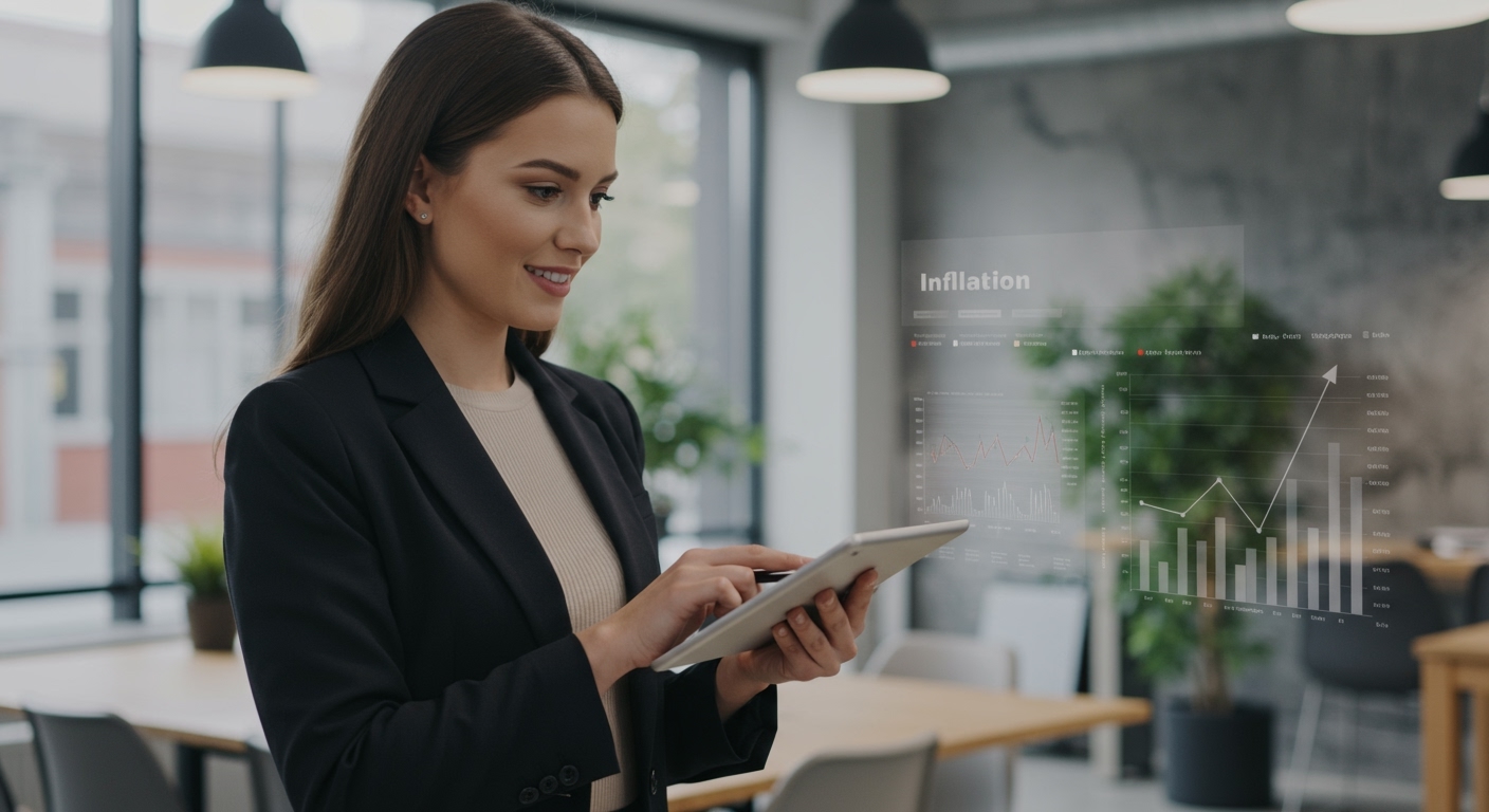 real estate agent reviewing how inflation impacts mortgage lending trends