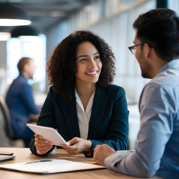 Real estate lead generation through in-person meeting